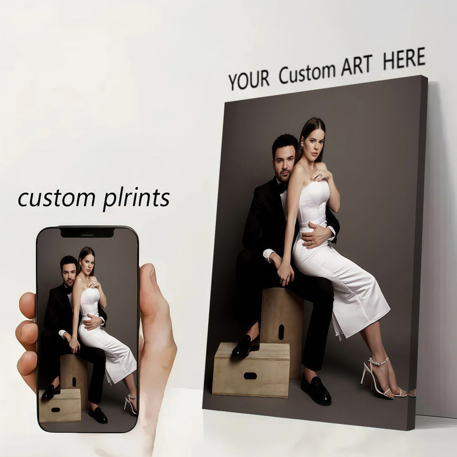 Home Textile - โปสเตอร์ผ้าแคนวาสพิมพ์ลายตามสั่ง โปสเตอร์อนิเมะ เกม ภาพวาดจากรูปถ่ายของคุณ ของขวัญส่วนตัว ปรับแต่งรูปภาพ