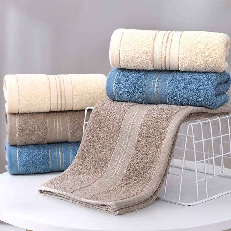 Home Textiles Face Towel - ผ้าเช็ดตัวผ้าฝ้ายแท้เนื้อหนาซึมซับน้ำได้ดีนุ่มเช็ดหน้า penjemur handuk เร็วผ้าสำหรับใช้ในบ้าน